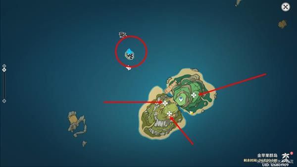 原神布丁岛解密攻略:布丁岛三仙女外景布丁流程