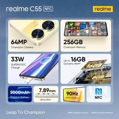 官方“灵动岛”功能绝了!realme C55手机发布