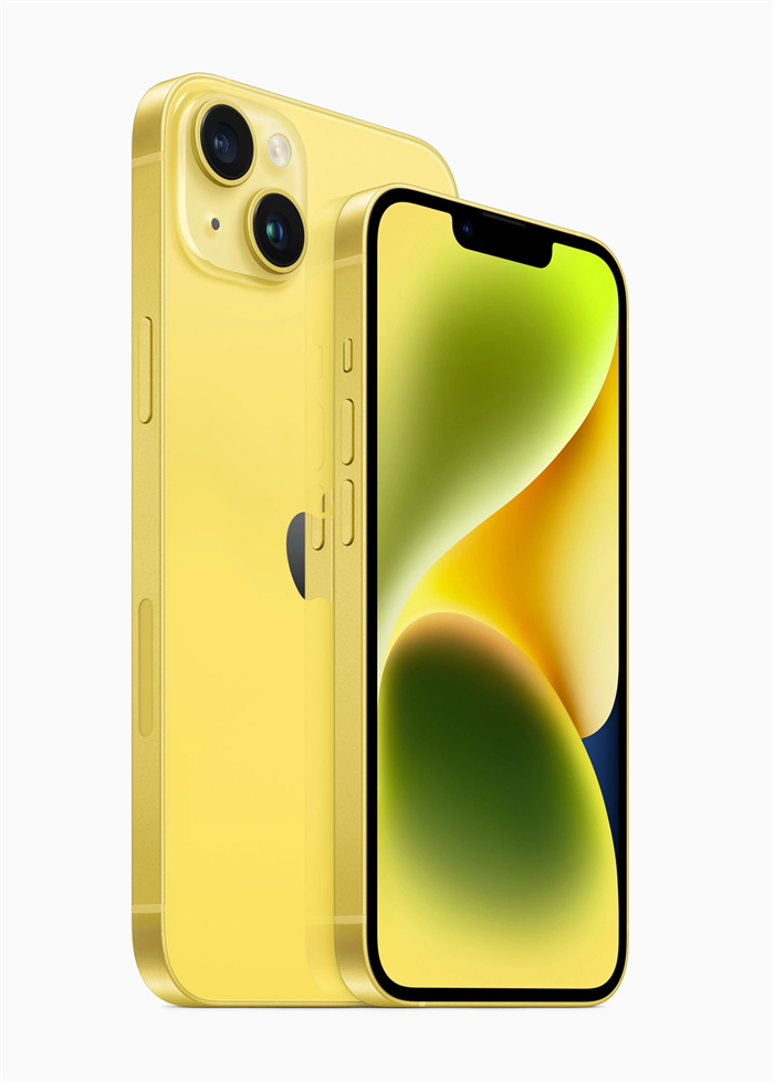 iPhone 14 / Plus 推出黄色新配色  3月14日发售