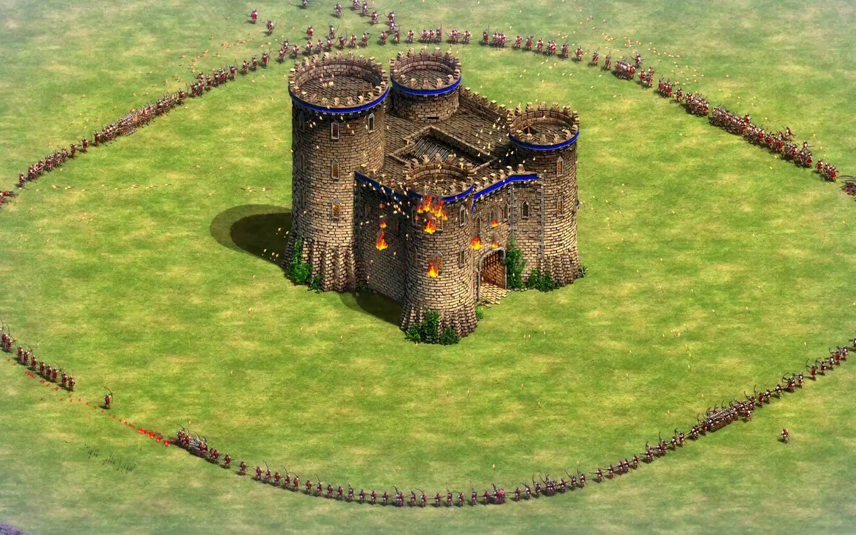 帝国时代2如何最快升城堡